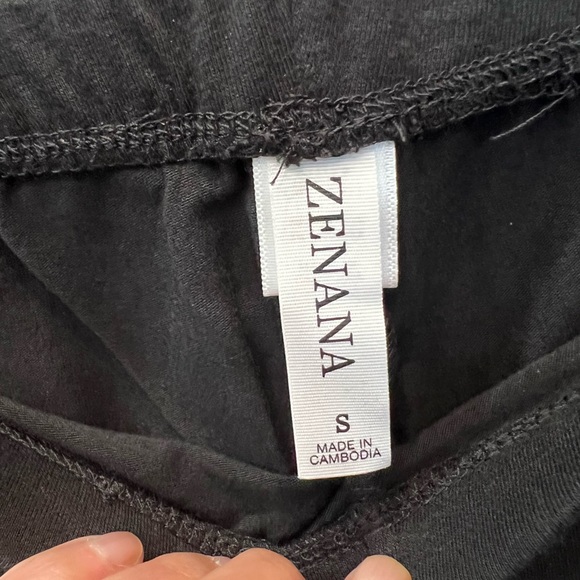 2 PC Zenana Long Sleeve Black V Neck Top & Leggings Set - Picture 10 of 12